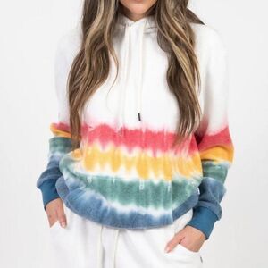 Feat BlanketBlend Hoodie‎ Pullover Sweatshirt Women's Large Sunset Lover NWT